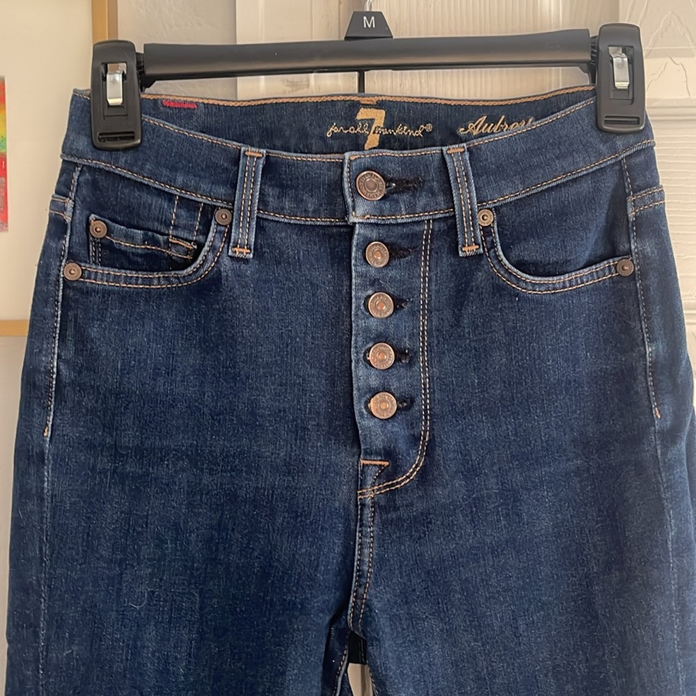 7 for All Mankind button fly jeans
